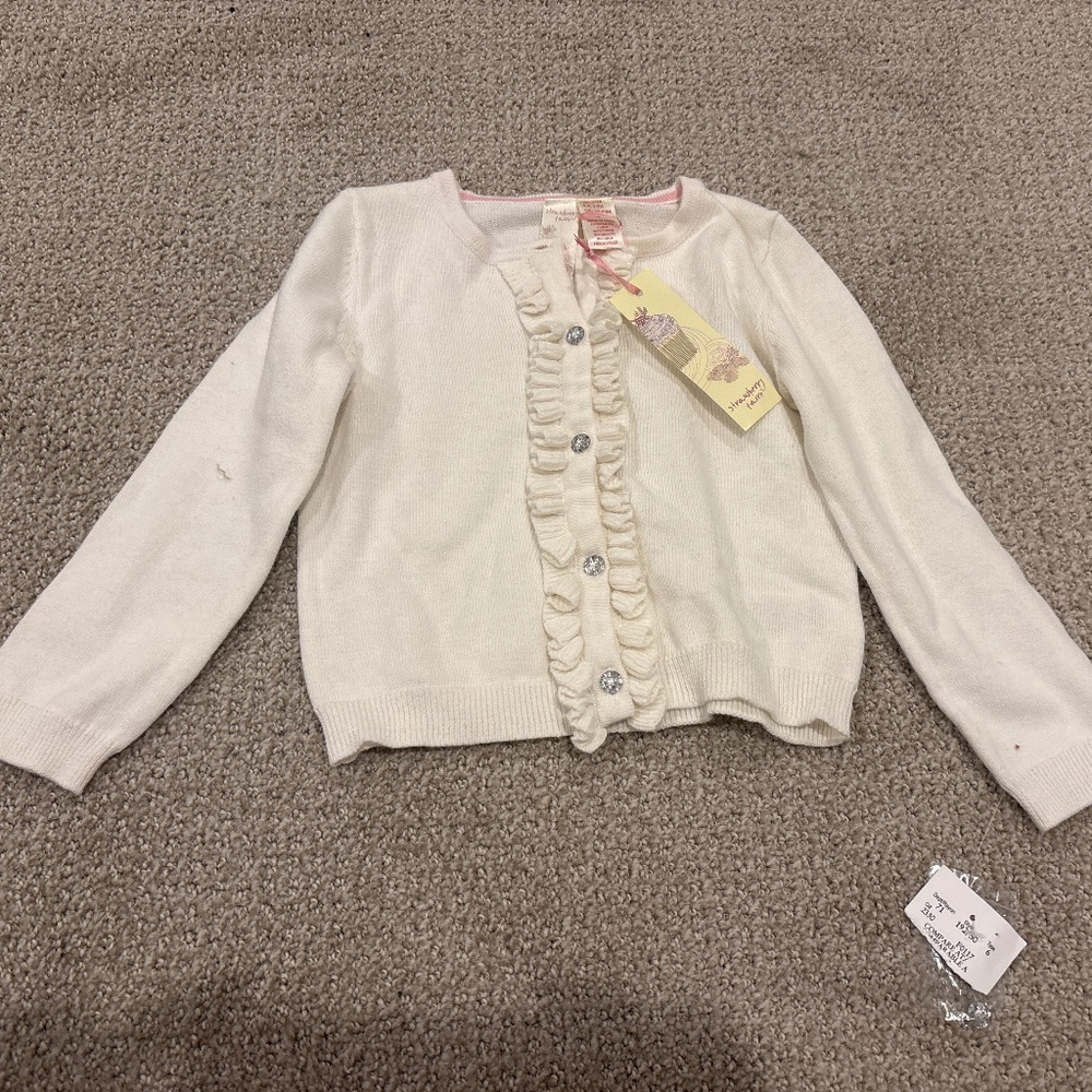 NWT Cream dress sweater for little one!